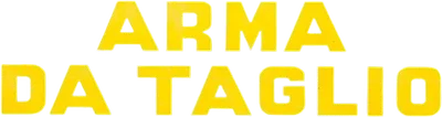 Arma da taglio