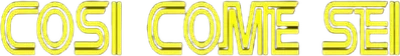 Così come sei