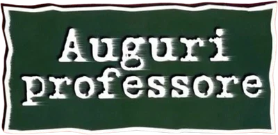 Auguri professore