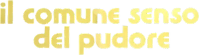 Il comune senso del pudore